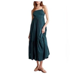 Abercrombie & Fitch Dark Teal Maxi Dress